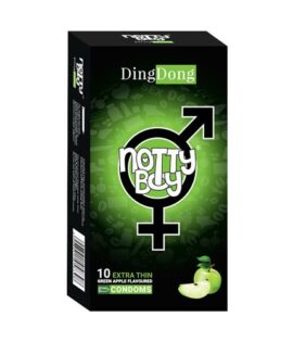 NottyBoy DingDong Green Apple Flavored Condom 10pcs Box