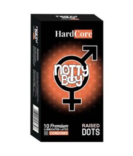 NottyBoy HardCore Raised Dots Condom 10pcs Box