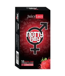 NottyBoy JuicyLucy Strawberry Flavour Condom 10pcs Box