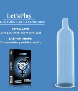 NottyBoy SLIDE Water Based Personal Lubricant and Intimate Massage Gel 100ml Chocolate Flavored Extra Lubricated Condom Pack of 1x10pcs