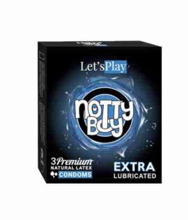 NottyBoy LetsPlay Extra Lubricated Condoms 3pcs Box